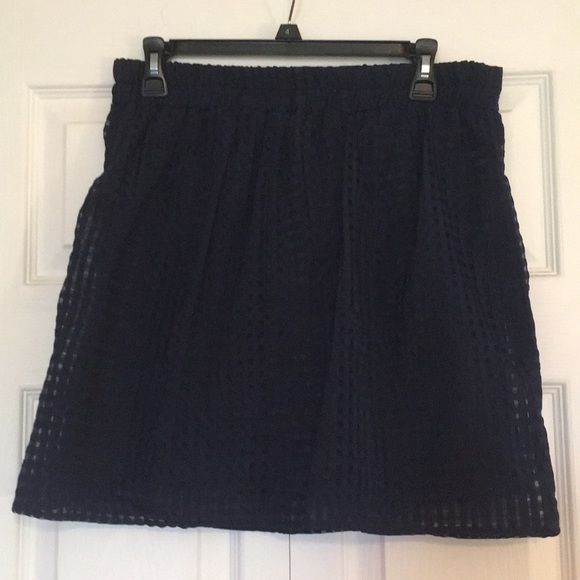 Navy Dress Skirt - Picture 2 of 4